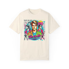 80s Music Take On Me  - Graphic Comfort Colors Garment Dyed Shirt