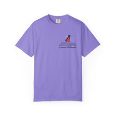 Lauren McGowan Front Logo Back Graphic Baldwin Harbor Animal Hospital "Who Let the Dogs Out?" Tee