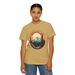 Mount Rainier National Park Graphic, Comfort Colors Soft Relaxed Fit Unisex Garment-Dyed T-shirt