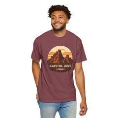 Capitol Reef National Park Graphic, Comfort Colors Soft Relaxed Fit Unisex Garment-Dyed T-shirt