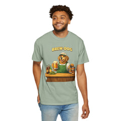 Golden Retriever Brewer Beer T-Shirt — Cute Brew-Dog Graphic Tee
