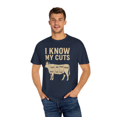 Funny Cow Cuts Unisex T-Shirt - Gift for Meat Lovers, BBQ Parties