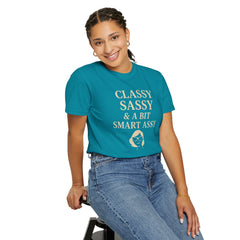 Classy Sassy T-shirt, Unisex Casual Top, Statement Tee, Gift for Her, Fashion Apparel, Birthday Humor Shirt