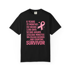 Survivor T-Shirt | Inspirational Cancer Awareness Tee, Gift for Fighters, Support Shirt, Unisex Pink Ribbon Apparel