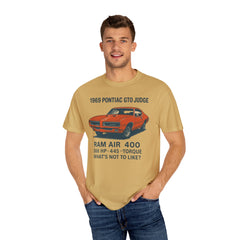 Retro Pontiac 1969 GTO Judge - Unisex Comfort Colors Garment Dyed T-Shirt