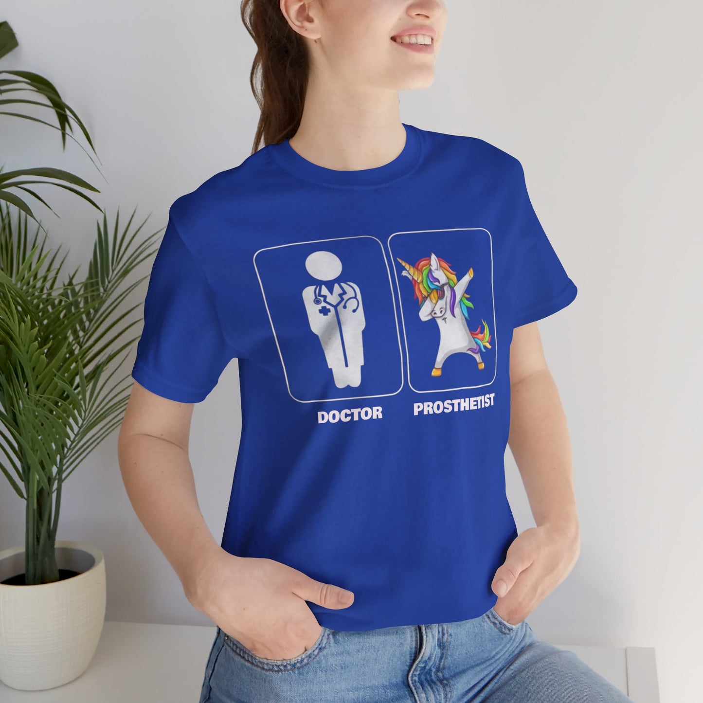 Funny Doctor vs  Prosthetist Unicorn - Graphic Unisex T Shirt