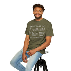 CAMERA DISPLAY, Graphic Unisex Garment-Dyed T-shirt