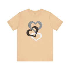 Triple Heart Design Tee