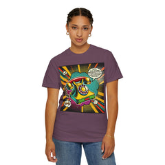 80s Music Telephone Line - Graphic Comfort Colors Garment Dyed Shirt