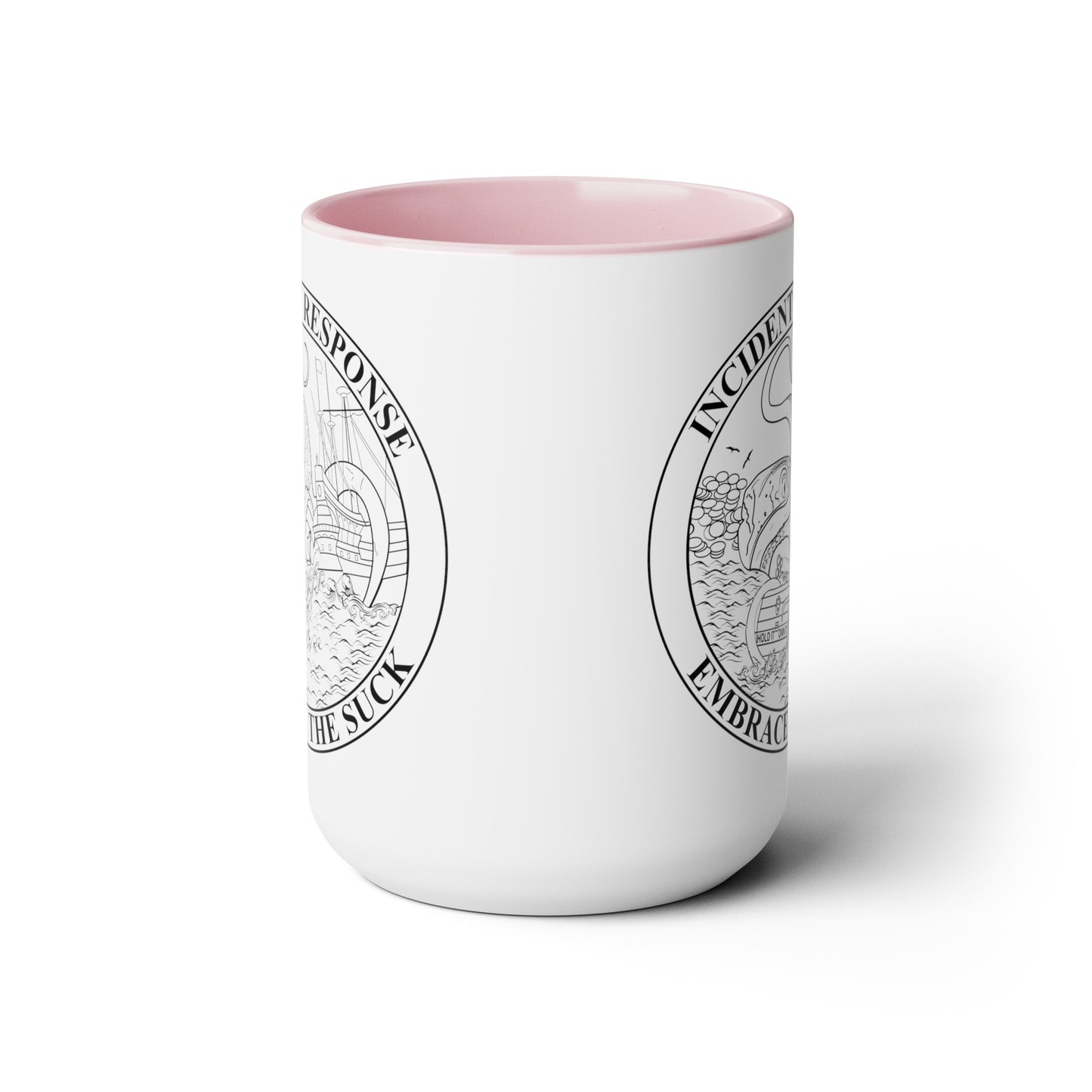 EMBRACE THE SUCK Two-Tone 15 oz Coffee Mug