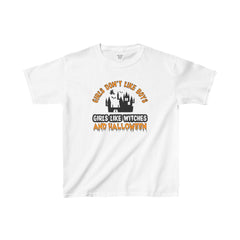Girls Like Witches And Halloween  - Kids Heavy Cotton™ Tee