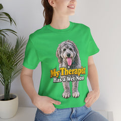 My Therapist Has A Wet Nose Personalized with your dog(s) image T-Shirt