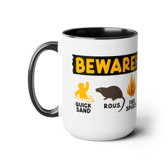 Funny Movie Mug, BEWARE! Quicksand R.O.U.S. Fire Spurts, Pop Culture, Princess Bride Mug, 80s Movie Classic, Unique Fan Gift, Cult Classic