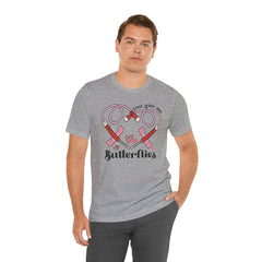 Phlebotomist Heart Butterflies Tee