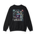 Scare Actor Halloween Front and Back Unisex Heavy Blend™ Crewneck Sweatshirt