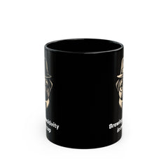 Pug Black Mug (11oz, 15oz), Brewing Pawsitivity In Every Cup