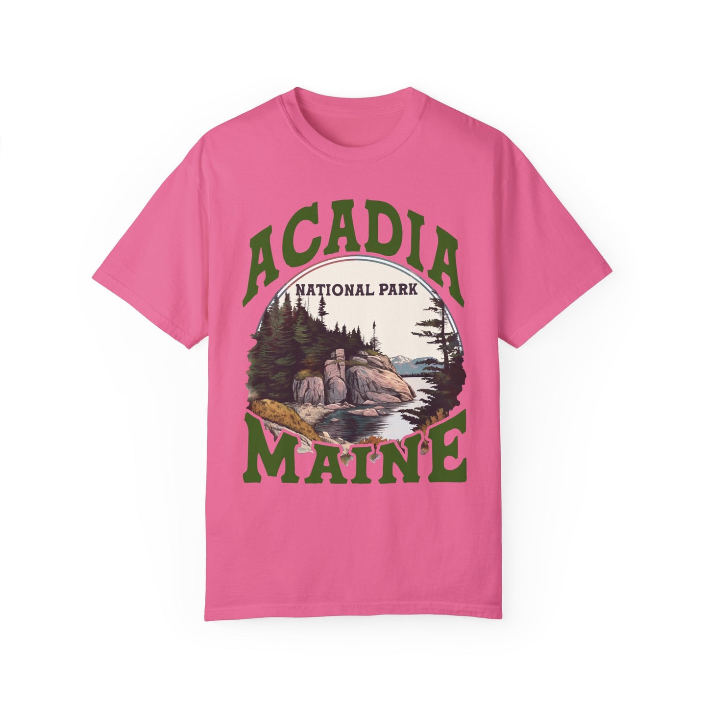 Arcadia National Park, Comfort Colors Soft Relaxed Fit Unisex Garment-Dyed T-shirt