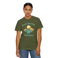 Great Smoky National Park National Park Graphic, Comfort Colors Soft Relaxed Fit Unisex Garment-Dyed T-shirt