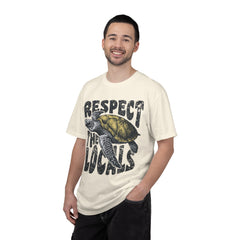 Respect the Locals T-Shirt — Sea Turtle Conservation Graphic Tee