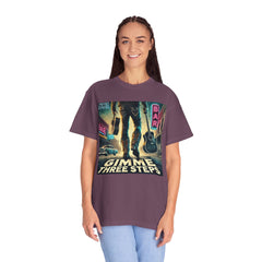 Music Lynyrd Skynyrd Inspired Gimme Three Steps AI Graphic - Unisex Comfort Colors Shirt