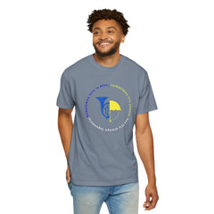 Blue French Horn & Yellow Umbrella T-Shirt — HIMYM Fan Tee