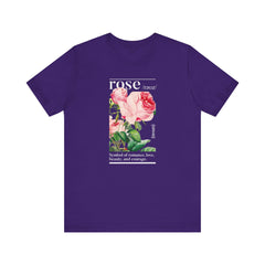 Rose Definition Unisex Tee - Symbol Of Romance, Love, Beauty And Courage