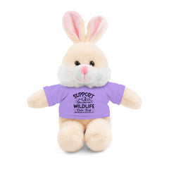 Stuffed Animals with T Shirt,Funny Quote,Support Wildlife Raise Boys,gift for him,gift for her,Birthday Gift,Everyday gift,animal lover gift