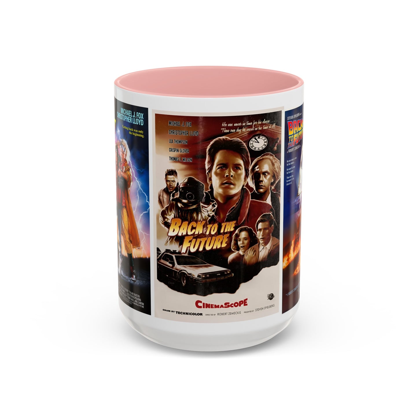 Back To The Future, 3 Movie Poster Mug, 11 oz, 15oz