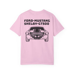 Ford Mustang Shelby GT500 Unisex T-Shirt - Classic Car Enthusiast Comfort Colors Garment Dyed Tee