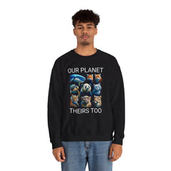 Endangered Animals Awareness Two Sided Sweatshirt