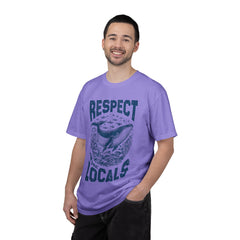 Respect the Locals Whale T-Shirt — Marine Conservation Graphic