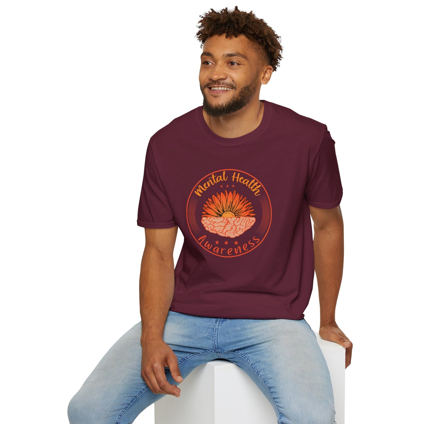 Mental Health Awareness - Unisex Softstyle T-Shirt