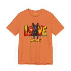 Personalized Love Your Dog T-Shirt — Designed with your dogs name and picture Graphic Tee