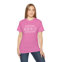 Amputee Evolution T-Shirt | Limb Loss Awareness Prosthetic Gift Unisex Tee