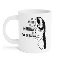 Wednesday Addams - Ceramic Mugs (11oz\15oz\20oz) | Pop Culture | Addams Family | Fan Gift | Gift For Her | Gothic Style Mug | Creepy Comedy