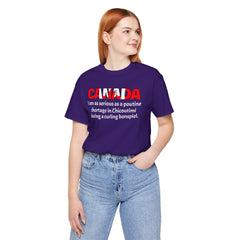 Funny Canadian Language Quote Unisex Tee