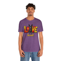 Personalized Love Your Dog T-Shirt — Designed with your dogs name and picture Graphic Tee