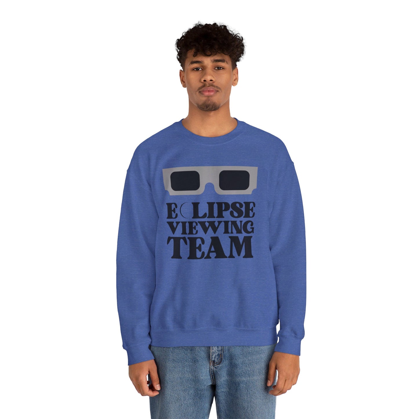 ECLIPSE VIEWING TEAM Unisex Crewneck Sweatshirt