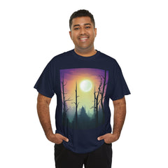 Serene Nature Graphic Tee, Aesthetic T-Shirt, Cozy Casual Wear, Gift for Nature Lovers, Perfect for Outdoor Adventures