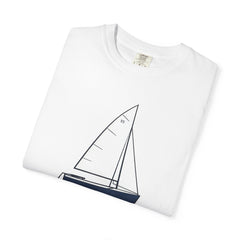 Hempstead Bay Sailing Club Graphic T-Shirt — "Real Sailors Fly Scots" Nautical Tee