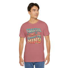 Coastal State of Mind Tee — Retro Beach Graphic T-Shirt
