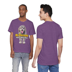 My Therapist Has A Wet Nose Personalized with your dog(s) image T-Shirt