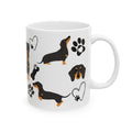 Dachsund Sausage Dog, Ceramic Mug, (11oz, 15oz)