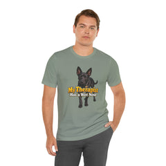 My Therapist Has A Wet Nose Personalized with your dog(s) image T-Shirt