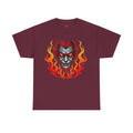 Flaming Fire Vampire - Graphic Unisex Heavy Cotton Tee