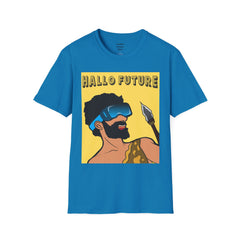 Hallo Future Pop Art Guy Unisex Softstyle T-Shirt