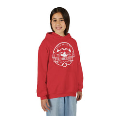 Youth Hoodie — 'The Hideout' Lake Ariel PA Cabin Adventure Hoodie
