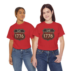 Vintage USA Pride Tee - 1776 Unisex Heavy Cotton Tee