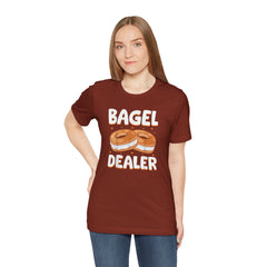 Funny Bagel Dealer Tee - Graphic Shirt