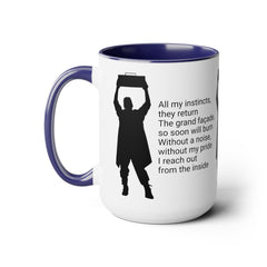 Say Anything Movie Mug, All my instincts, they return, 80s Movie Gift, Lloyd Dobler, Unique Fan Gift, Romantic Comedy, Boom Box Song, RomCom
